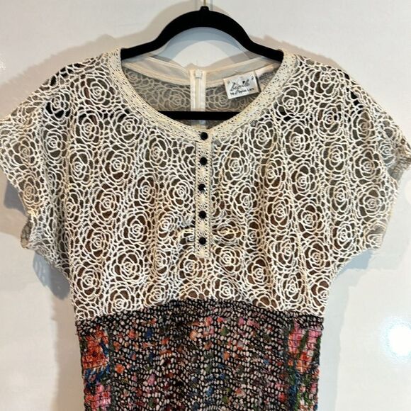 Anthropologie Byron Lars Lace Study Dress Size 6 - Picture 3 of 9
